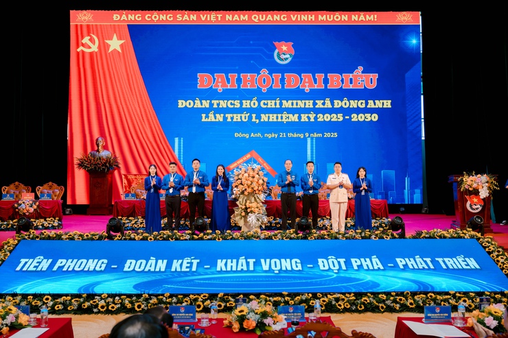 Đại hội đại biểu Đoàn TNCS Hồ Chí Minh xã Đông Anh lần thứ I thành công tốt đẹp- Ảnh 4.