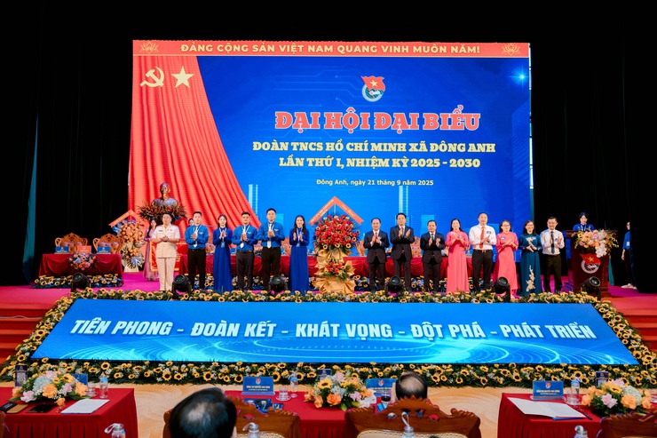 Đại hội đại biểu Đoàn TNCS Hồ Chí Minh xã Đông Anh lần thứ I thành công tốt đẹp- Ảnh 5.