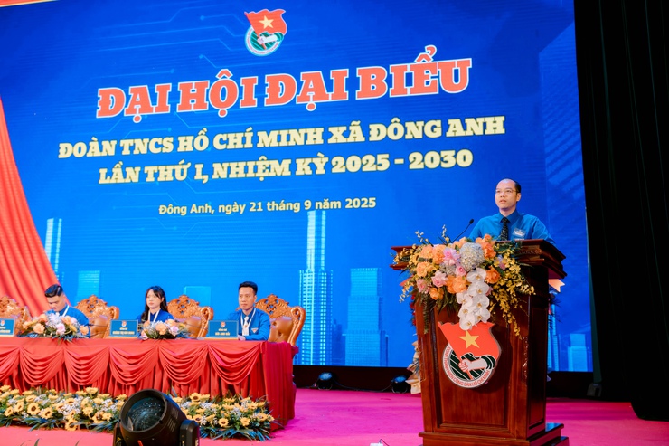 Đại hội đại biểu Đoàn TNCS Hồ Chí Minh xã Đông Anh lần thứ I thành công tốt đẹp- Ảnh 6.
