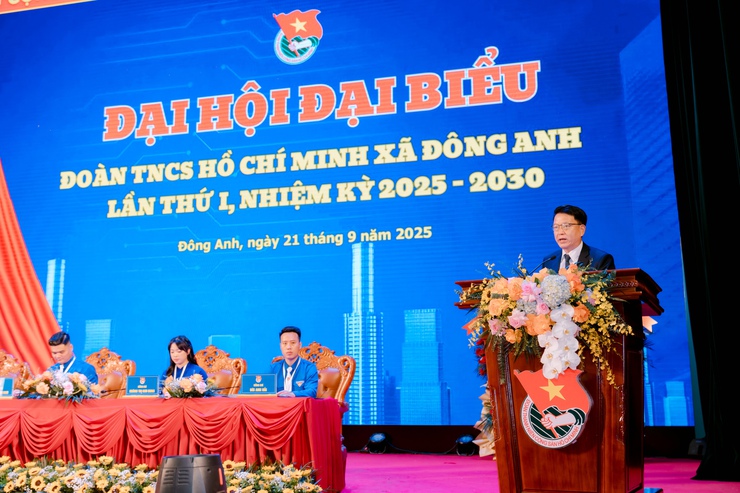 Đại hội đại biểu Đoàn TNCS Hồ Chí Minh xã Đông Anh lần thứ I thành công tốt đẹp- Ảnh 7.