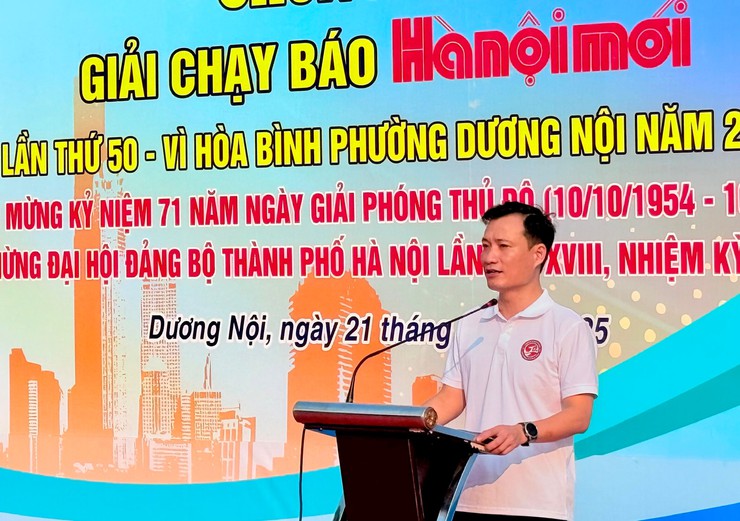 Sôi nổi Chung kết Giải chạy Báo Hànộimới mở rộng lần thứ 50 - Vì hòa bình phường Dương Nội năm 2025- Ảnh 2.