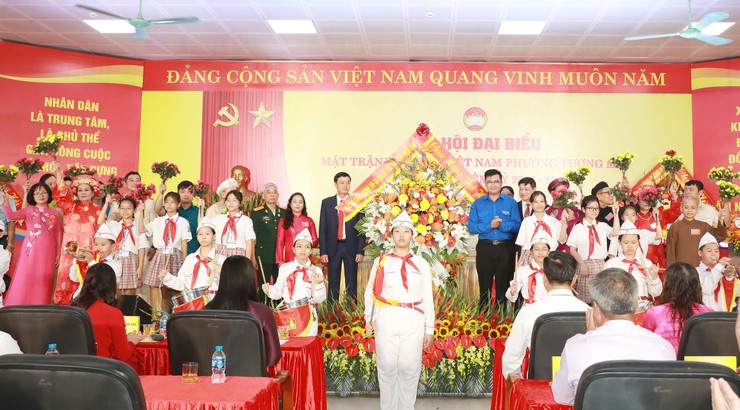 Chủ tịch Ủy ban MTTQ Việt Nam Thành phố dự Đại hội đại biểu MTTQ Việt Nam phường Tương Mai- Ảnh 3.