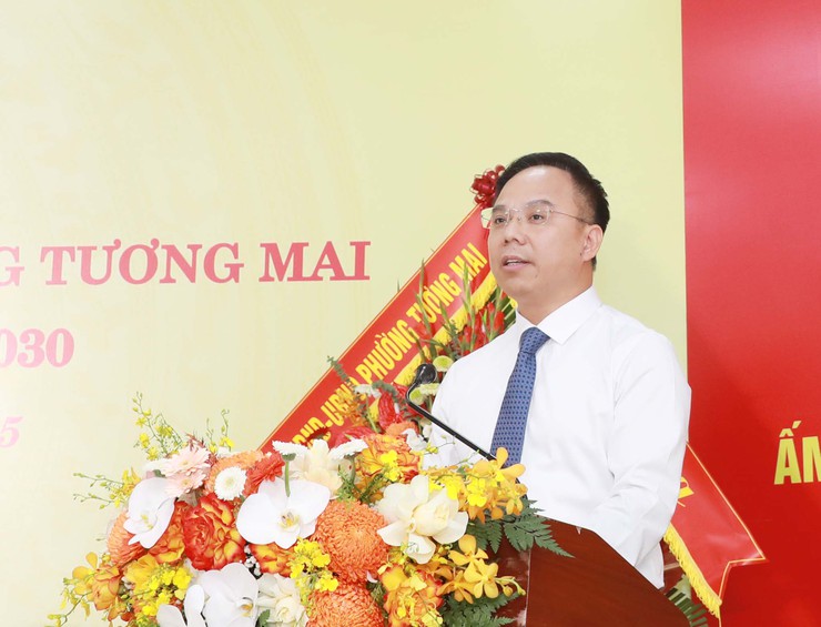 Chủ tịch Ủy ban MTTQ Việt Nam Thành phố dự Đại hội đại biểu MTTQ Việt Nam phường Tương Mai- Ảnh 6.