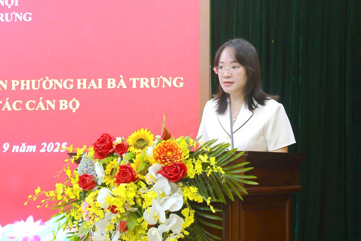 Bà Trần Lưu Quỳnh được tín nhiệm giữ chức Chủ tịch Công đoàn phường Hai Bà Trưng- Ảnh 3.