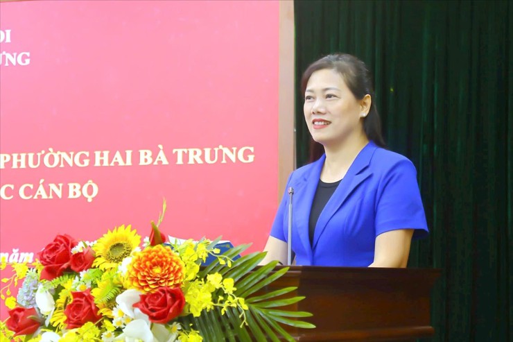 Bà Trần Lưu Quỳnh được tín nhiệm giữ chức Chủ tịch Công đoàn phường Hai Bà Trưng- Ảnh 4.
