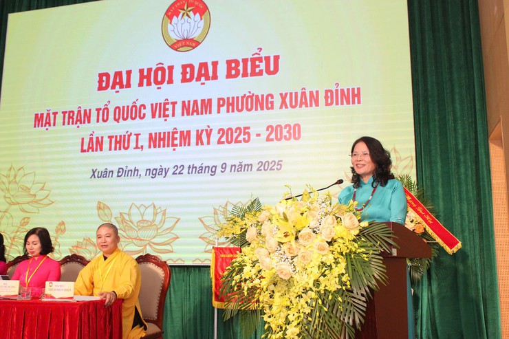 Đại hội đại biểu MTTQ Việt Nam phường Xuân Đỉnh lần thứ I thành công tốt đẹp- Ảnh 3.