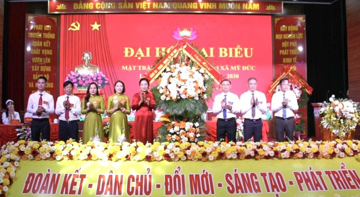 MTTQ xã Mỹ Đức nhiệm kỳ 2025-2030: Phát huy sức mạnh đại đoàn kết toàn dân- Ảnh 2.