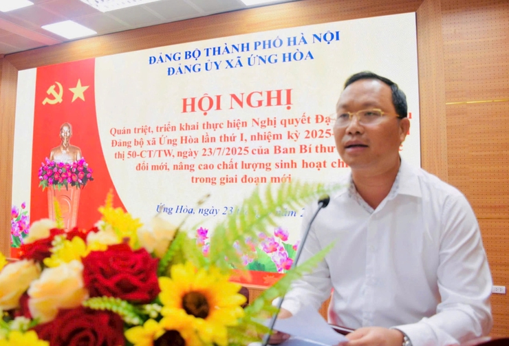 Phát huy sức mạnh hệ thống chính trị, Ứng Hòa hướng tới mục tiêu “xanh, thông minh, hạnh phúc”- Ảnh 2.
