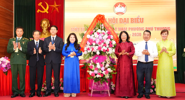 Đại hội đại biểu MTTQ Việt Nam phường Phú Thượng lần thứ I thành công tốt đẹp- Ảnh 1.