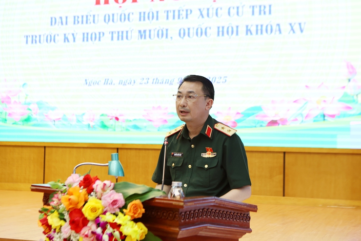 Tổng Bí thư Tô Lâm tiếp xúc cử tri trước kỳ họp thứ mười, Quốc hội khóa XV- Ảnh 5.