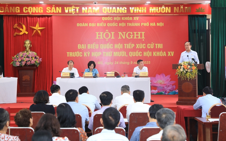 Chủ tịch HĐND Thành phố Nguyễn Ngọc Tuấn tiếp xúc cử tri trước kỳ họp thứ 10, Quốc hội khóa XV- Ảnh 7.