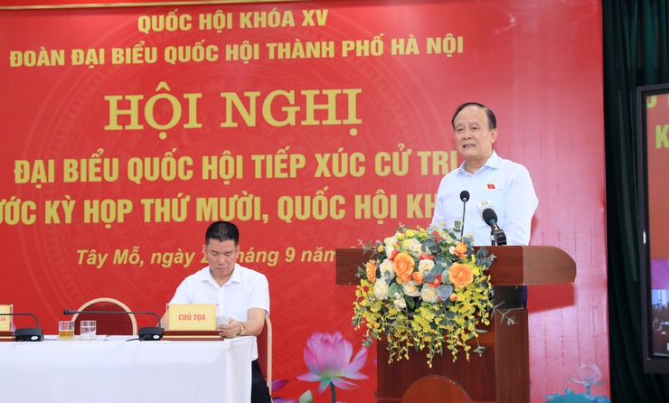 Chủ tịch HĐND Thành phố Nguyễn Ngọc Tuấn tiếp xúc cử tri trước kỳ họp thứ 10, Quốc hội khóa XV- Ảnh 6.