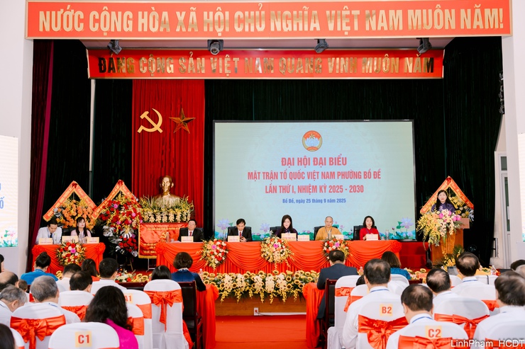 Đại hội MTTQ Việt Nam phường Bồ Đề: Phát huy sức mạnh khối đại đoàn kết toàn dân tộc- Ảnh 7.
