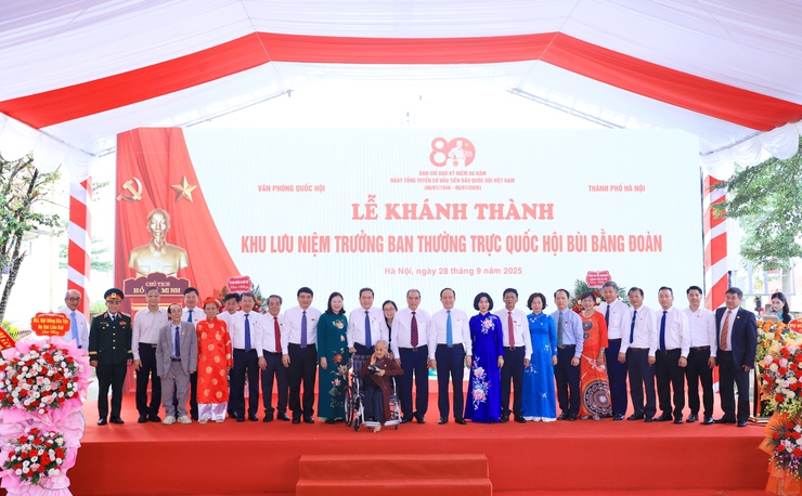 Khánh thành Khu lưu niệm Trưởng ban Thường trực Quốc hội Bùi Bằng Đoàn- Ảnh 4.