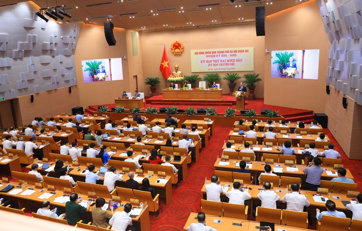 HĐND Thành phố thông qua nghị quyết về điều chỉnh Kế hoạch đầu tư công năm 2025 và cập nhật, điều chỉnh Kế hoạch đầu tư công 5 năm- Ảnh 1.