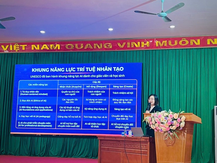 Xã Ô Diên tập huấn ứng dụng trí tuệ nhân tạo trong quản lý trường học - Bước đi thiết thực trong cải cách hành chính gắn với chuyển đổi số giáo dục- Ảnh 2.