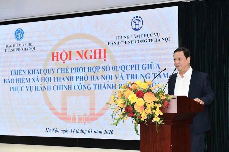 Bảo hiểm xã hội Thành phố và Trung tâm phục vụ Hành chính công Thành phố triển khai quy chế phối hợp- Ảnh 5.