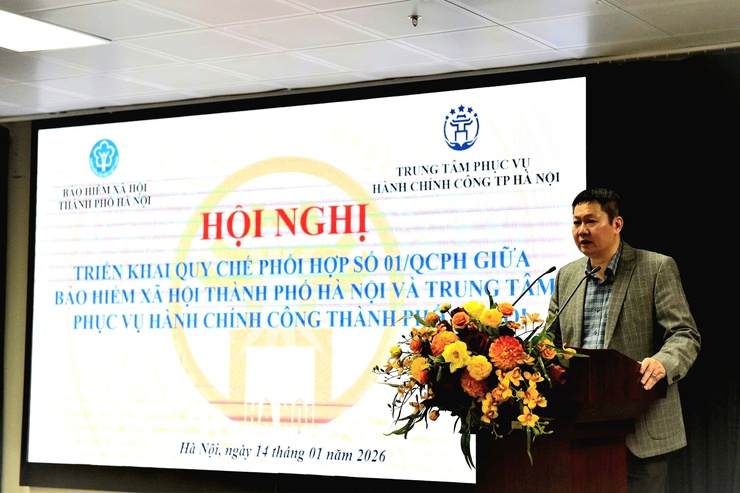 Bảo hiểm xã hội Thành phố và Trung tâm phục vụ Hành chính công Thành phố triển khai quy chế phối hợp- Ảnh 2.