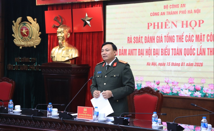 Bảo đảm ANTT phục vụ Đại hội đại biểu toàn quốc lần thứ XIV của Đảng- Ảnh 3.