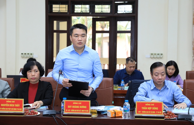 HĐND Thành phố giám sát công tác chuẩn bị bầu cử tại các xã: Dương Hòa, Hoài Đức, Sơn Đồng, An Khánh- Ảnh 6.