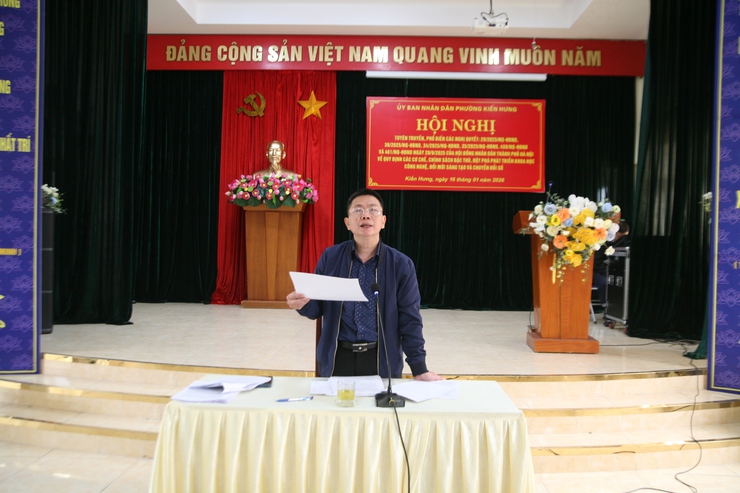 Phường Kiến Hưng: Lan tỏa chính sách mới, thúc đẩy Chuyển đổi số và Đổi mới sáng tạo từ cơ sở- Ảnh 2.