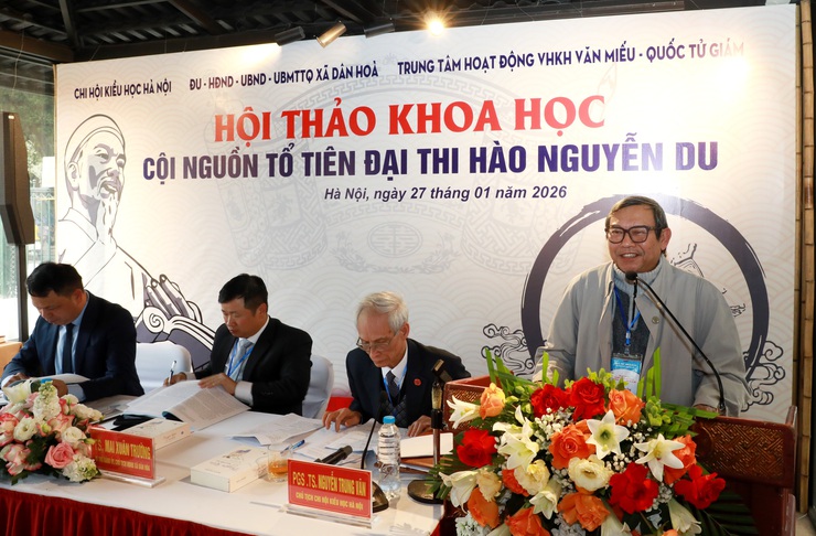 Hội thảo khoa học “Cội nguồn tổ tiên của Đại thi hào Nguyễn Du”- Ảnh 3.