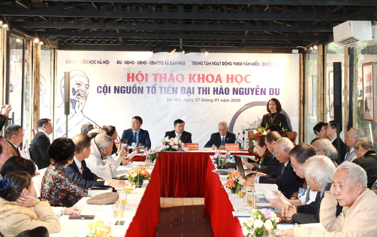 Hội thảo khoa học “Cội nguồn tổ tiên của Đại thi hào Nguyễn Du”- Ảnh 1.