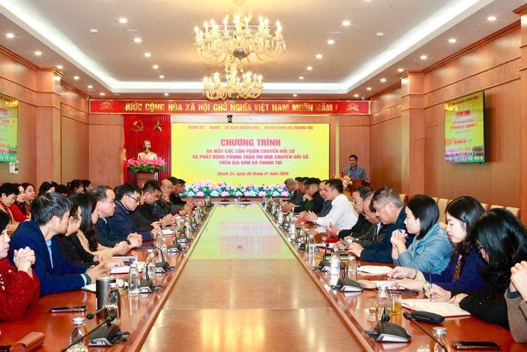 Thanh Trì ra mắt các sản phẩm chuyển đổi số, phát động phong trào thi đua giai đoạn 2026 – 2030- Ảnh 1.