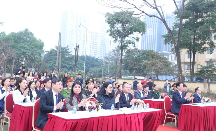 Khởi công xây dựng công trình cải tạo, nâng cấp trường THCS Nam Trung Yên- Ảnh 1.