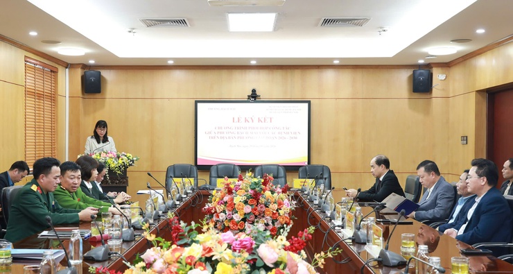 Phường Bạch Mai ký kết phối hợp công tác với các bệnh viện trên địa bàn, giai đoạn 2026-2030- Ảnh 1.