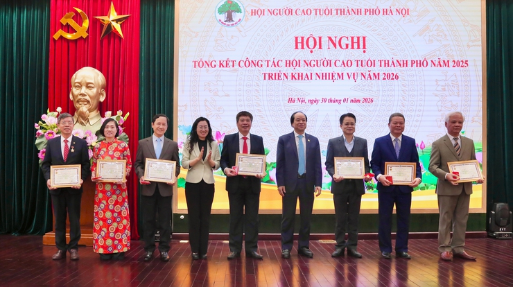 Hội Người cao tuổi thành phố Hà Nội triển khai nhiệm vụ năm 2026- Ảnh 2.