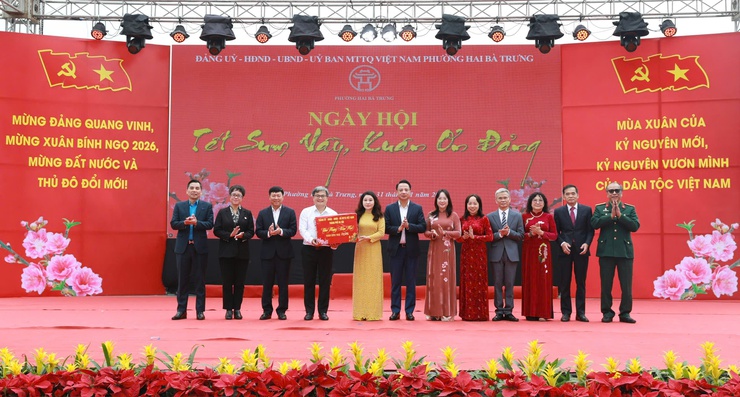 Phường Hai Bà Trưng: Nghĩa tình trong Ngày hội "Tết sum vầy - Xuân ơn Đảng" năm 2026- Ảnh 2.