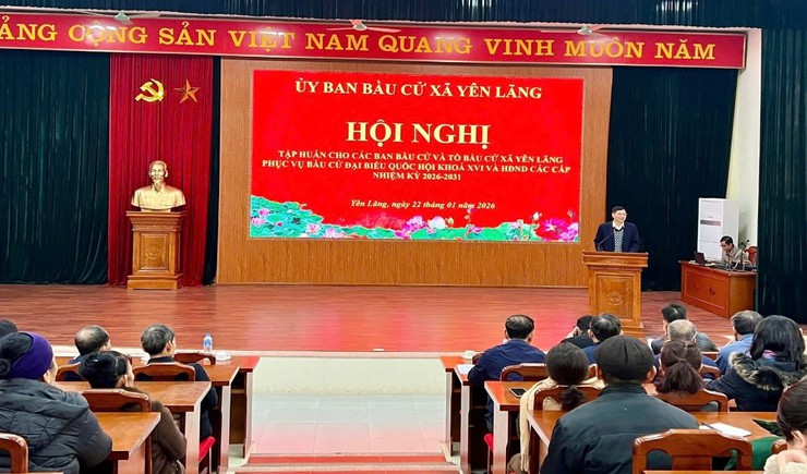 Tổ chức Hội nghị tập huấn nghiệp vụ công tác bầu cử, góp phần tổ chức thành công cuộc bầu cử nhiệm kỳ 2026 - 2031- Ảnh 1.