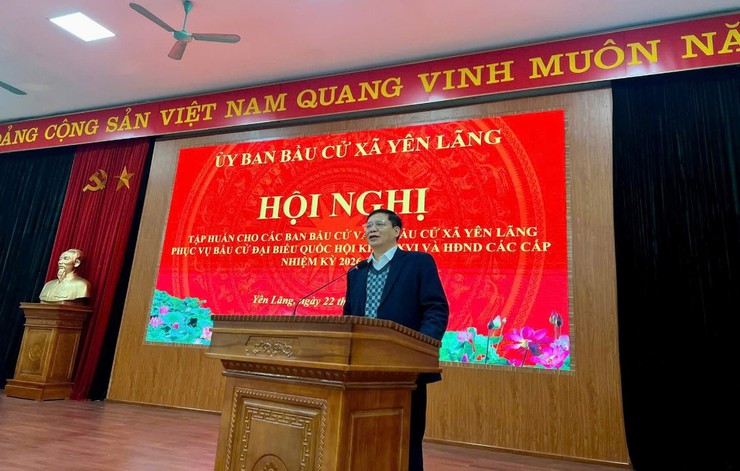 Tổ chức Hội nghị tập huấn nghiệp vụ công tác bầu cử, góp phần tổ chức thành công cuộc bầu cử nhiệm kỳ 2026 - 2031- Ảnh 2.