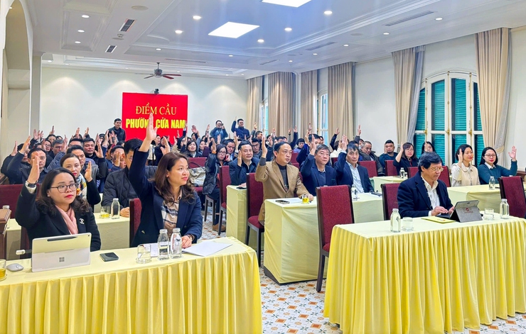 Phường Cửa Nam lấy ý kiến cử tri nơi công tác đối với người được dự kiến giới thiệu ứng cử đại biểu Quốc hội và đại biểu HĐND phường- Ảnh 2.