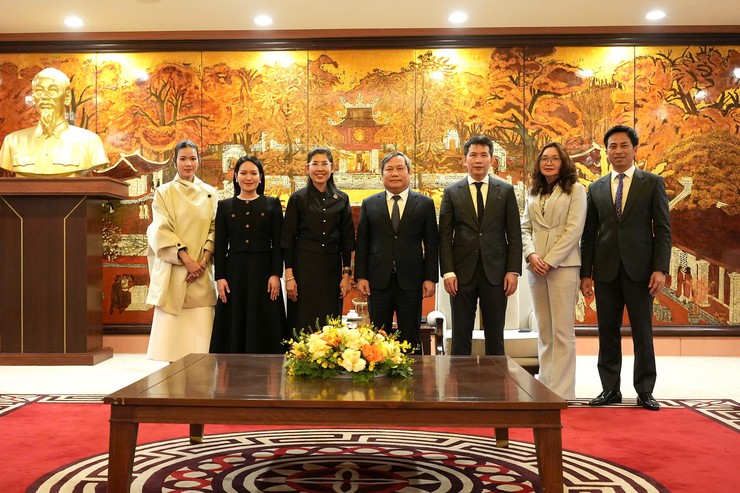 Chủ tịch UBND Thành phố Vũ Đại Thắng tiếp Đại sứ Thái Lan tại Việt Nam- Ảnh 3.