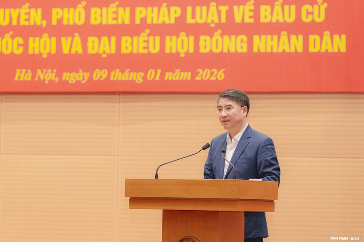 Hà Nội đẩy mạnh tuyên truyền pháp luật về bầu cử, quyết tâm tổ chức thành công "Ngày hội toàn dân"- Ảnh 4.