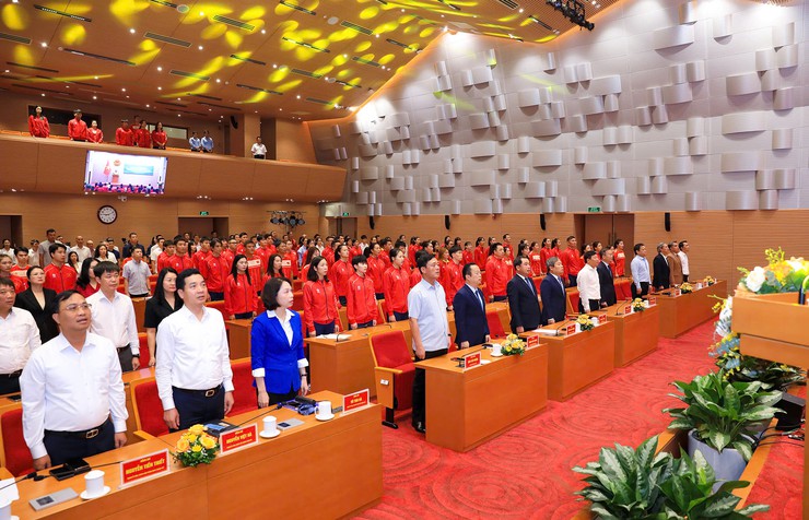 Hà Nội tuyên dương, khen thưởng huấn luyện viên, vận động viên đạt thành tích xuất sắc tại ASIAD 20- Ảnh 2. Hà Nội tuyên dương, khen thưởng huấn luyện viên, vận động viên đạt thành tích xuất sắc tại ASIAD 20- Ảnh 2.
