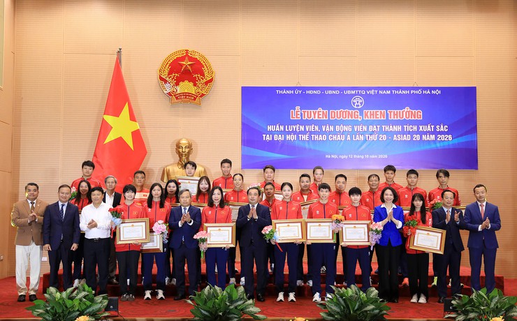 Hà Nội tuyên dương, khen thưởng huấn luyện viên, vận động viên đạt thành tích xuất sắc tại ASIAD 20- Ảnh 10. Hà Nội tuyên dương, khen thưởng huấn luyện viên, vận động viên đạt thành tích xuất sắc tại ASIAD 20- Ảnh 10.
