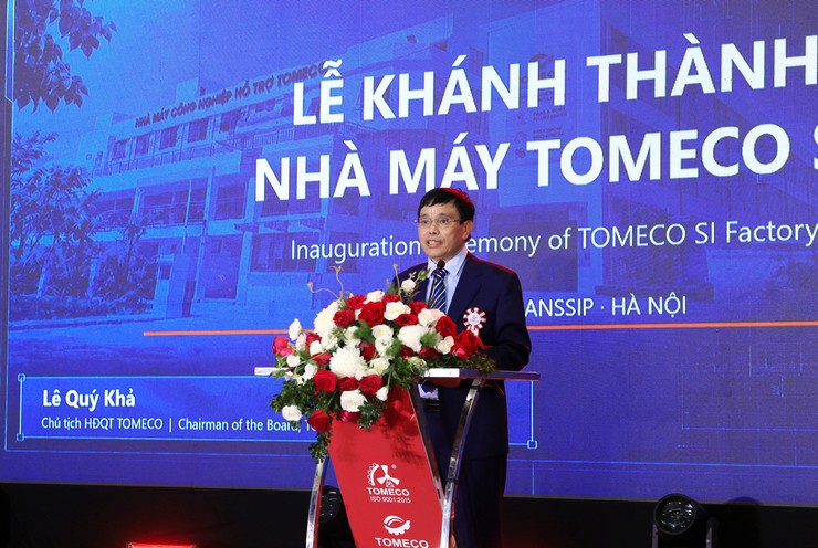 Phó Chủ tịch UBND Thành phố Trương Việt Dũng dự khánh thành nhà máy TOMECO SI- Ảnh 5.