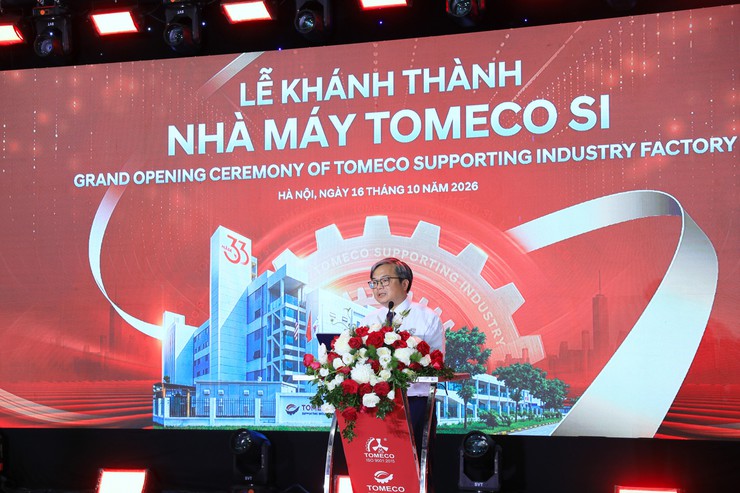 Phó Chủ tịch UBND Thành phố Trương Việt Dũng dự khánh thành nhà máy TOMECO SI- Ảnh 3.