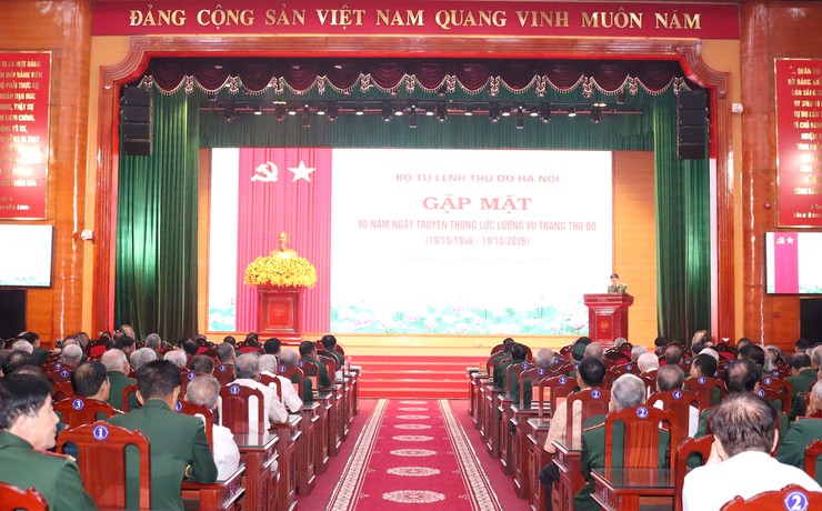 Gặp mặt nhân kỷ niệm 80 năm Ngày truyền thống lực lượng vũ trang Thủ đô- Ảnh 3.