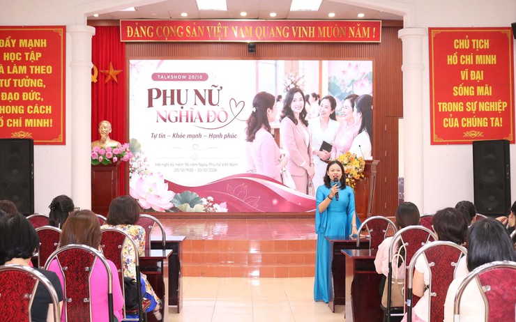 Phường Nghĩa Đô: Tôn vinh những cán bộ nữ công tiêu biểu, sáng tạo- Ảnh 3.