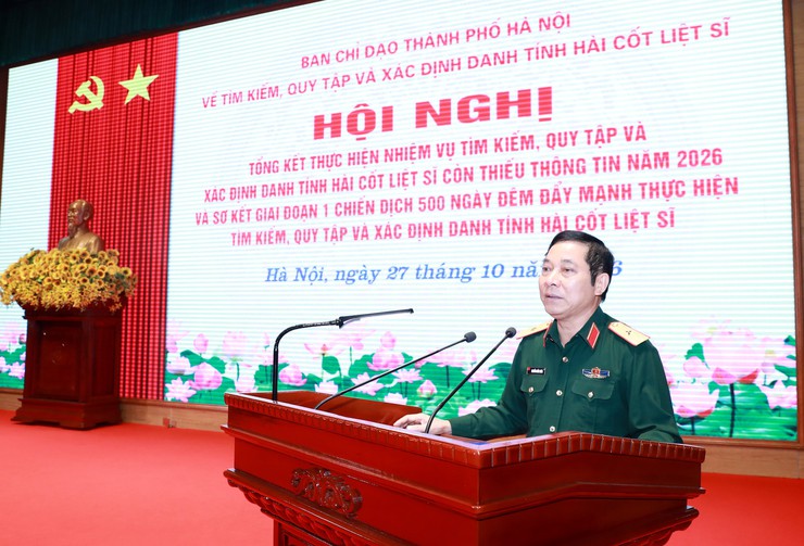 Hà Nội hoàn thành giai đoạn 1 Chiến dịch “500 ngày đêm” tìm kiếm hài cốt liệt sĩ- Ảnh 2.
