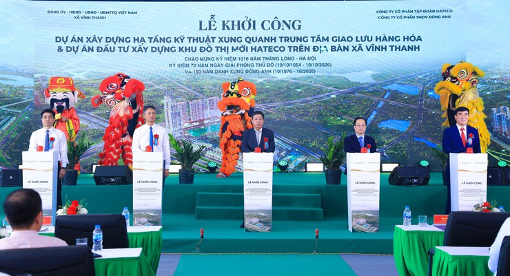 Khởi công hai dự án tạo động lực phát triển không gian đô thị phía Bắc Thủ đô- Ảnh 3.