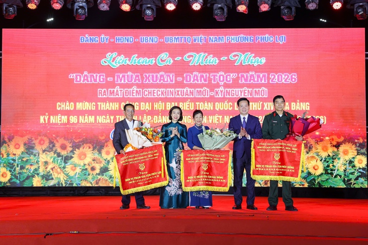 Phúc Lợi rộn ràng Liên hoan “Đảng - Mùa xuân - Dân tộc”, ra mắt Điểm “check-in” Xuân mới - Kỷ nguyên mới- Ảnh 7.