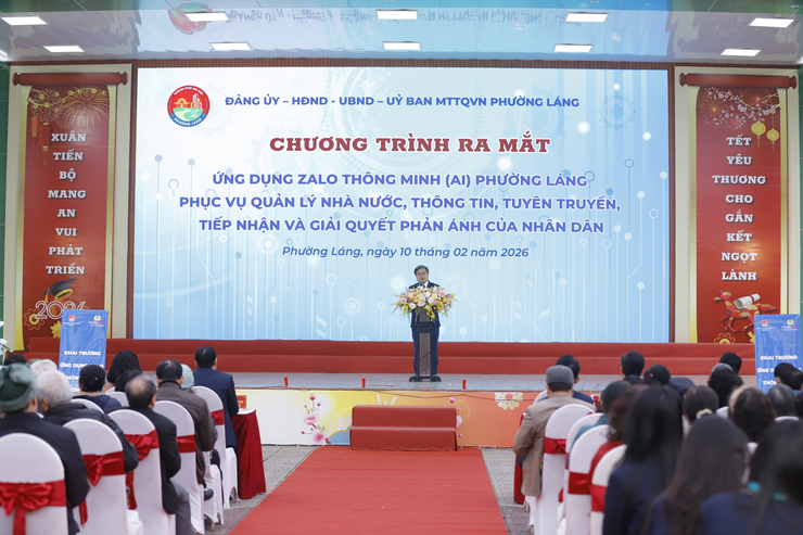 Lang Ward launches AI-powered Zalo app to enhance public administration- Ảnh 2.
