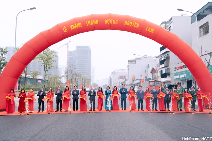 Phường Phúc Lợi khánh thành, khởi công 3 công trình chào mừng thành công Đại hội XIV của Đảng- Ảnh 4.