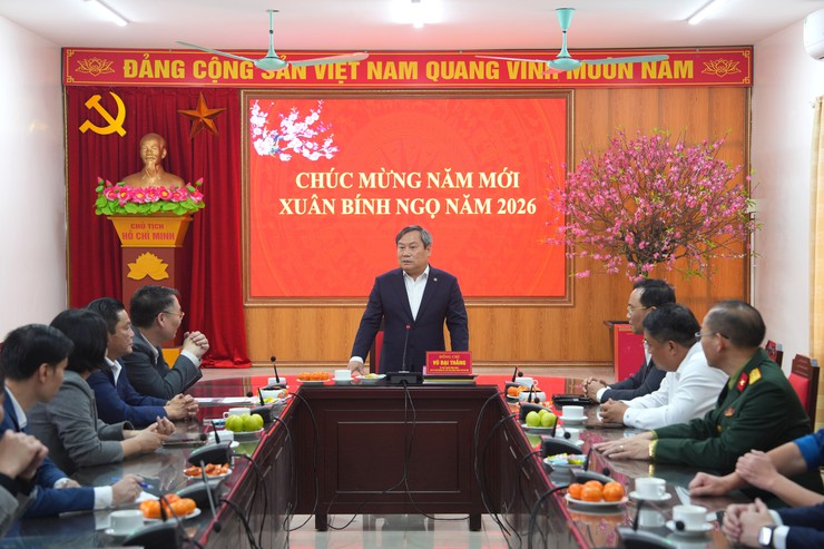 Chủ tịch UBND Thành phố Vũ Đại Thắng thăm, chúc Tết Đảng bộ, chính quyền và Nhân dân xã Mê Linh- Ảnh 3.