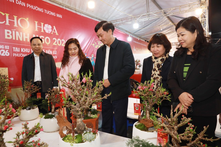 Khai mạc chợ hoa Xuân phường Tương Mai- Ảnh 3.